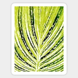 Abstract Leaf Pattern Magnet